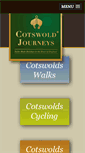 Mobile Screenshot of cotswoldjourneys.com